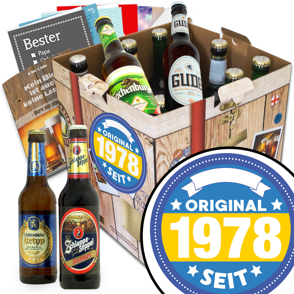 Original seit 1978 | 9 Biersorten Bier Deutschlandreise | Geschenk Set