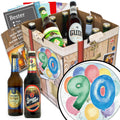 Geburtstag 90 | 9 Spezialitäten Bier Deutschlandreise | Probierpaket