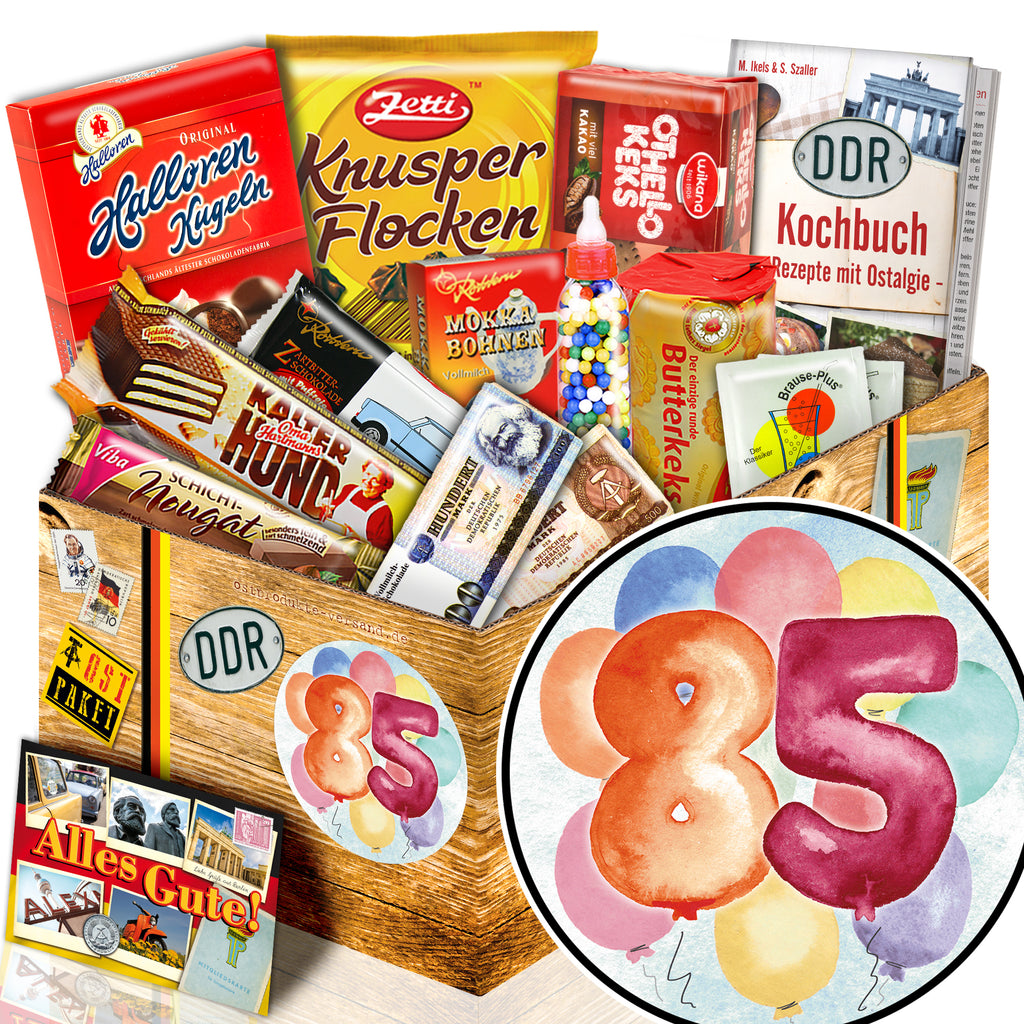 Zahl 85 - Süßigkeiten Set DDR L