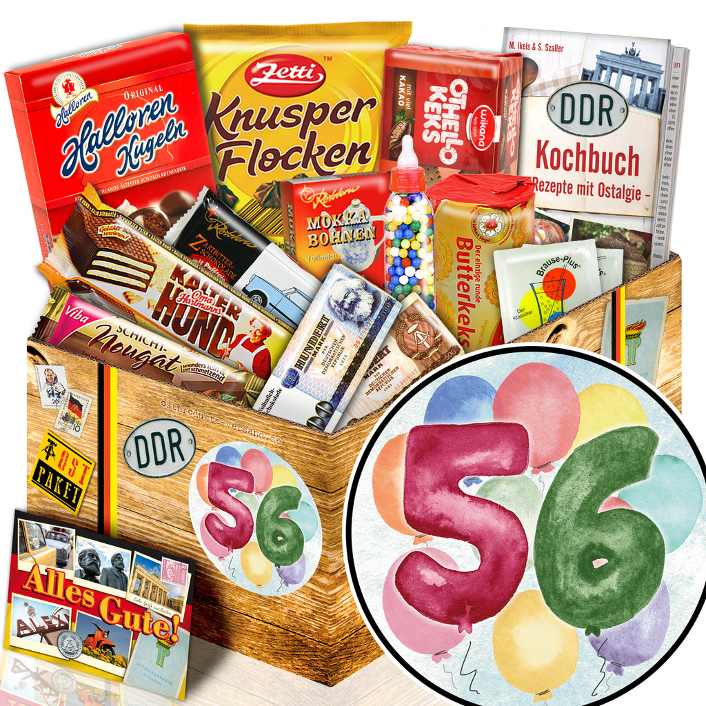 Zahl 56 - Süßigkeiten Set DDR L