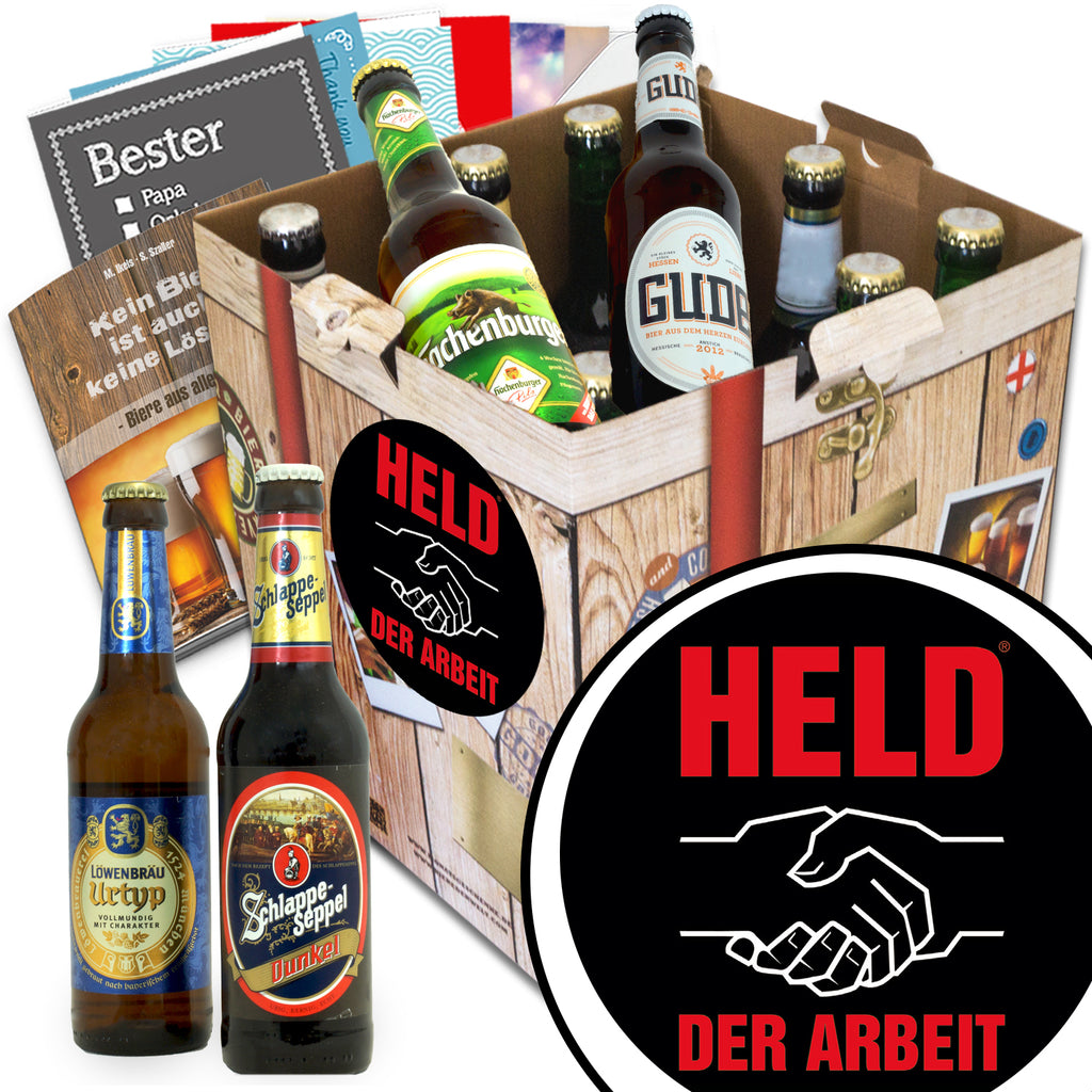 Held der Arbeit | 9 Biersorten Bier Deutschlandreise | Biergeschenk