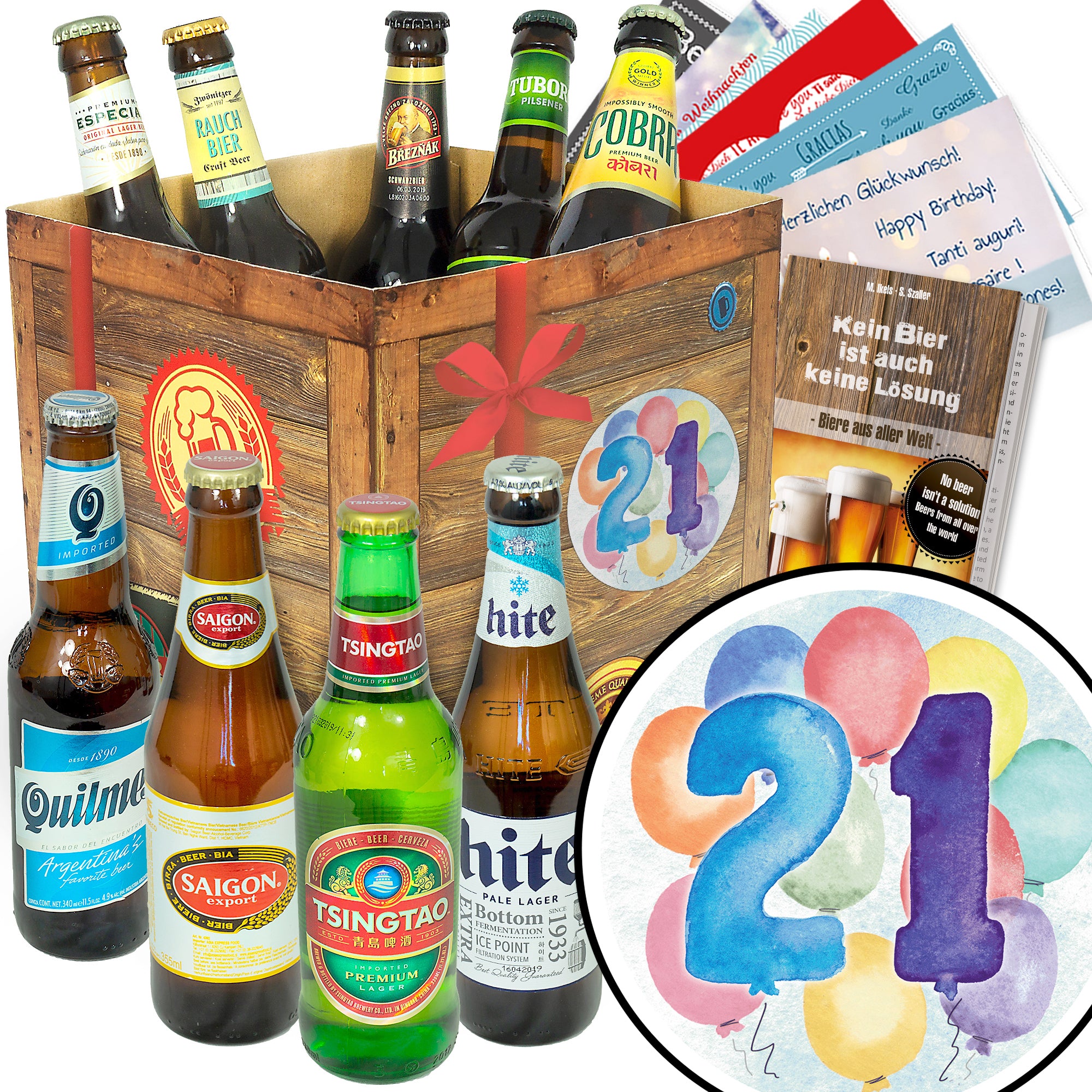 Bier Set | 9x Biere der Welt Geschenkbox