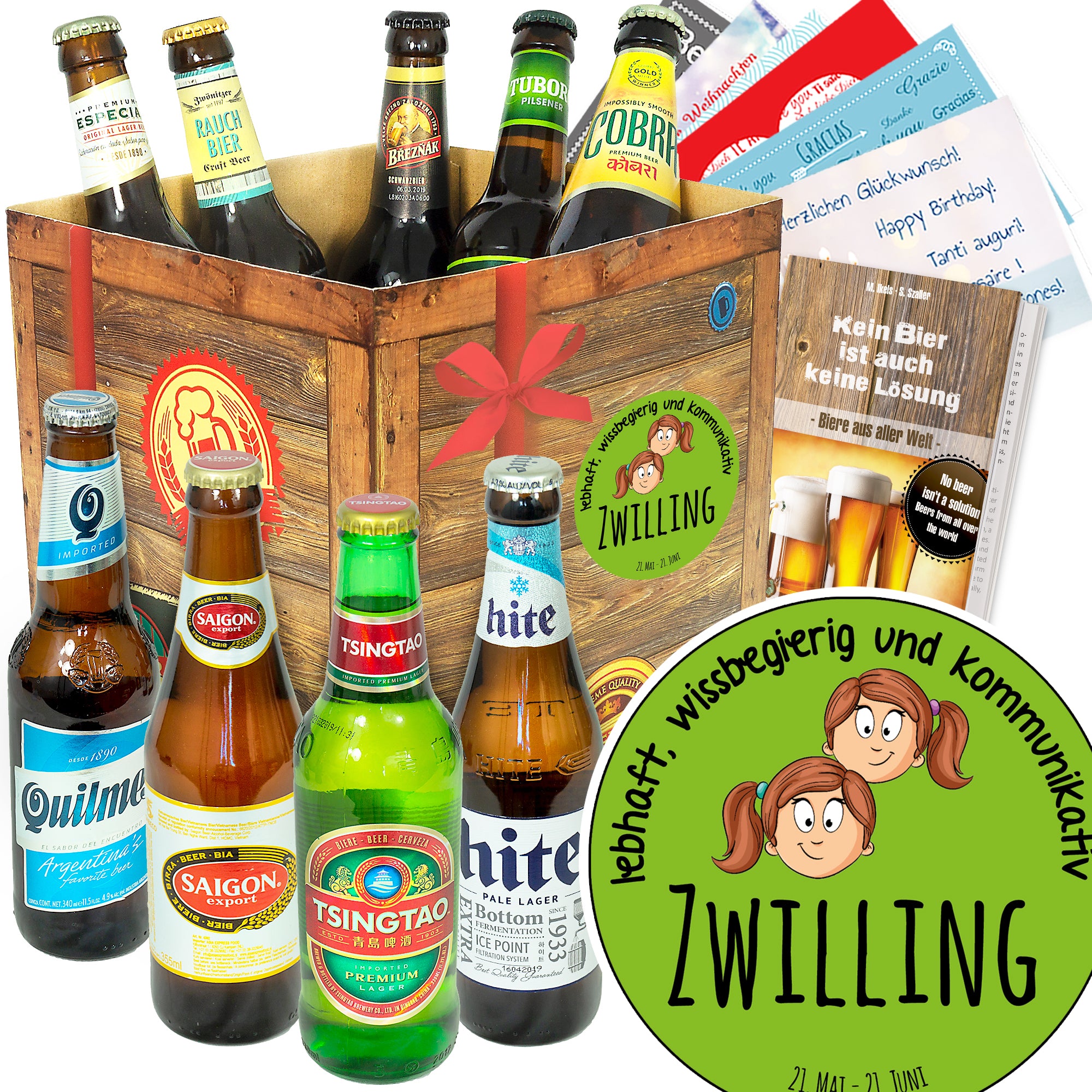 Bier Set | 9x Biere der Welt Geschenkbox