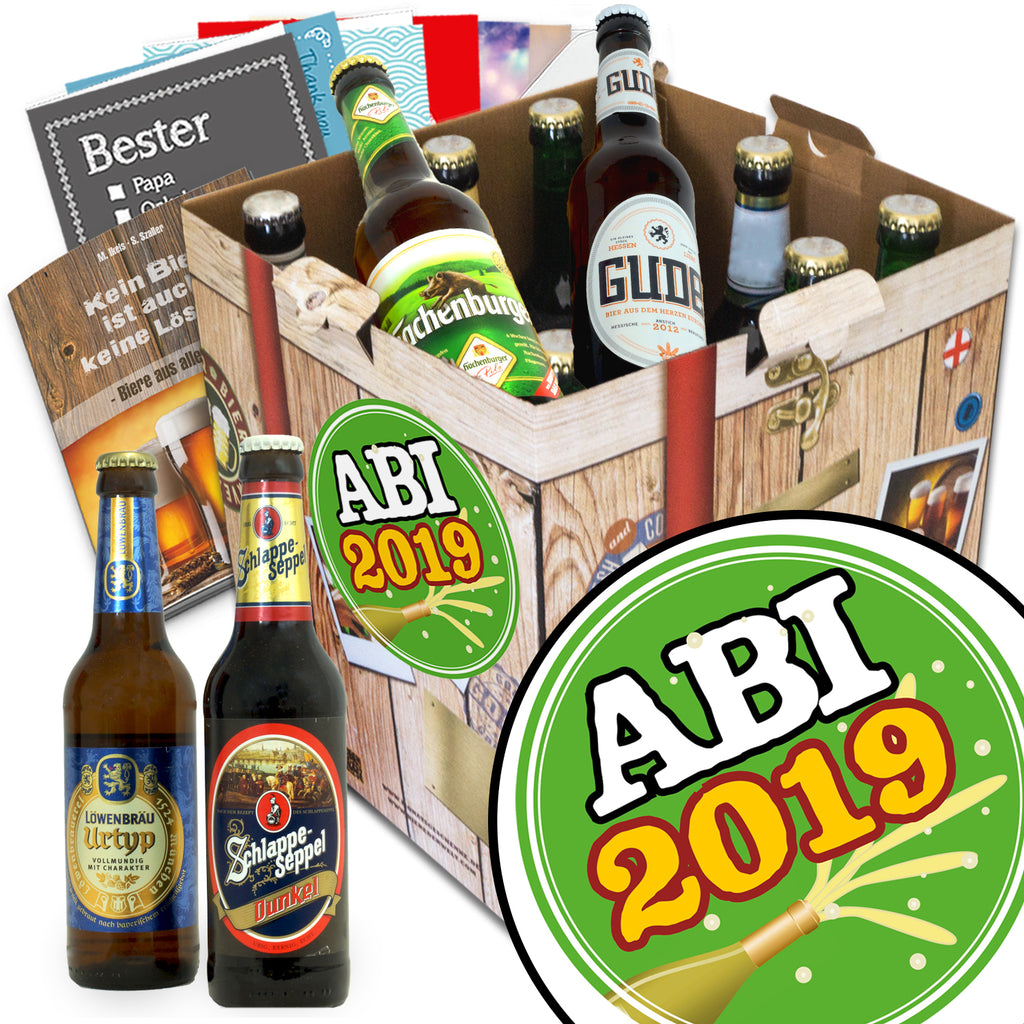 Abi 2019 | 9 Biersorten Bier Deutschlandreise | Geschenk Set