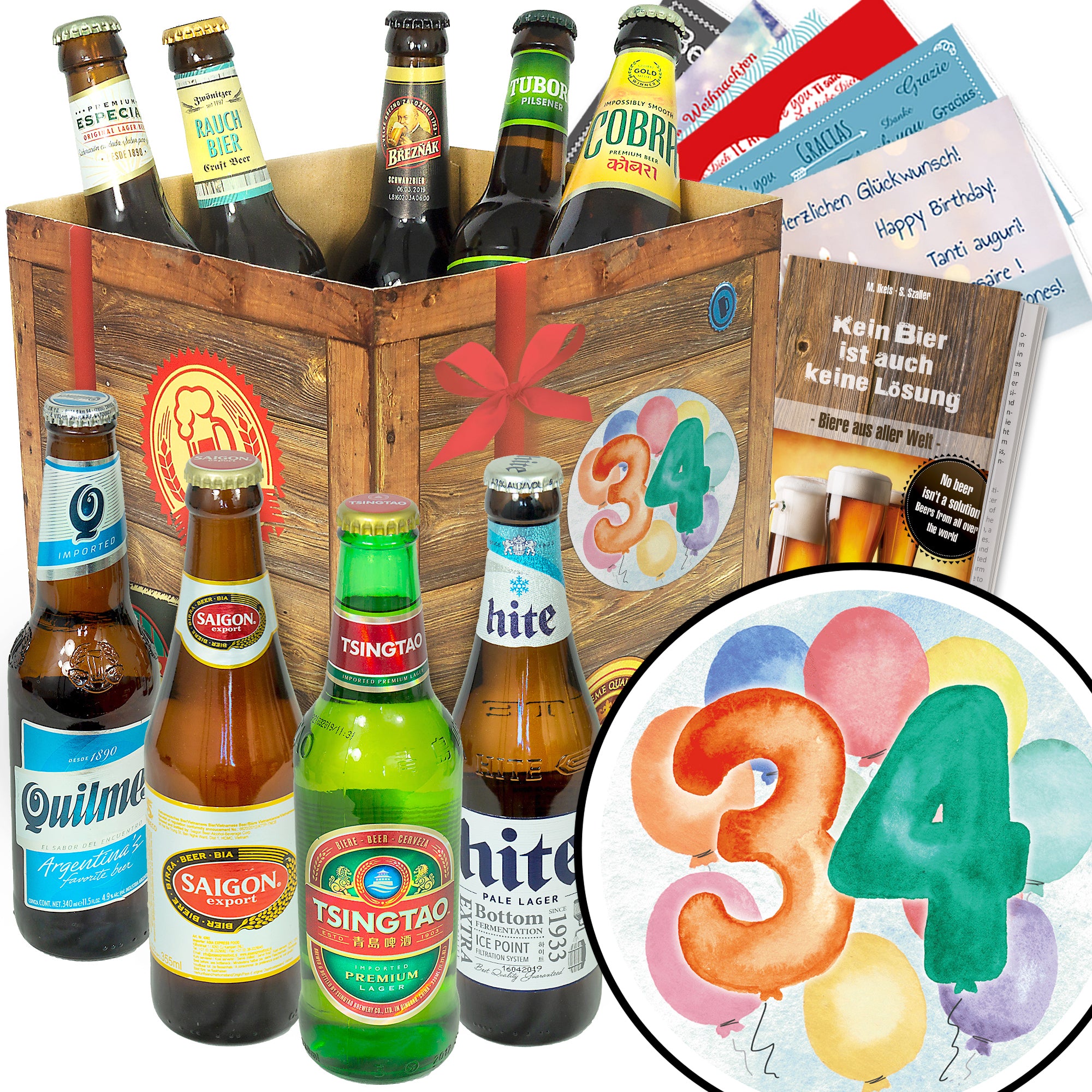 Bier Set | 9x Biere der Welt Geschenkbox