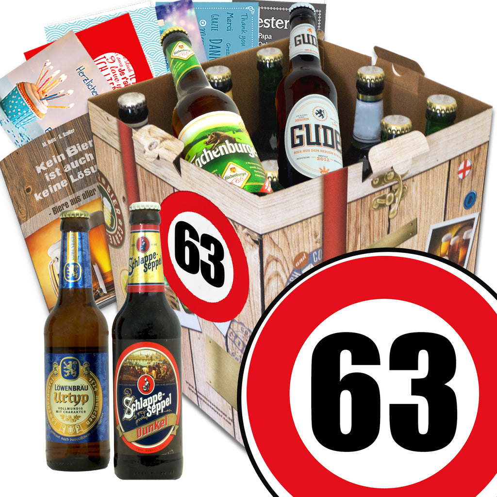 Zahl 63 | 9x Bier Biere Deutschland | Bierverkostung