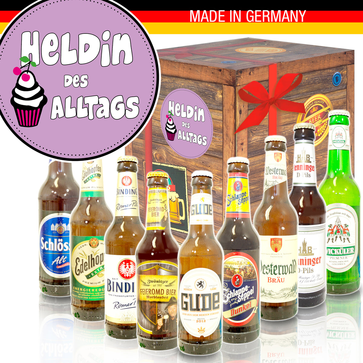 Heldin des Alltags | 9 Flaschen Bier Deutschlandreise | Probierpaket