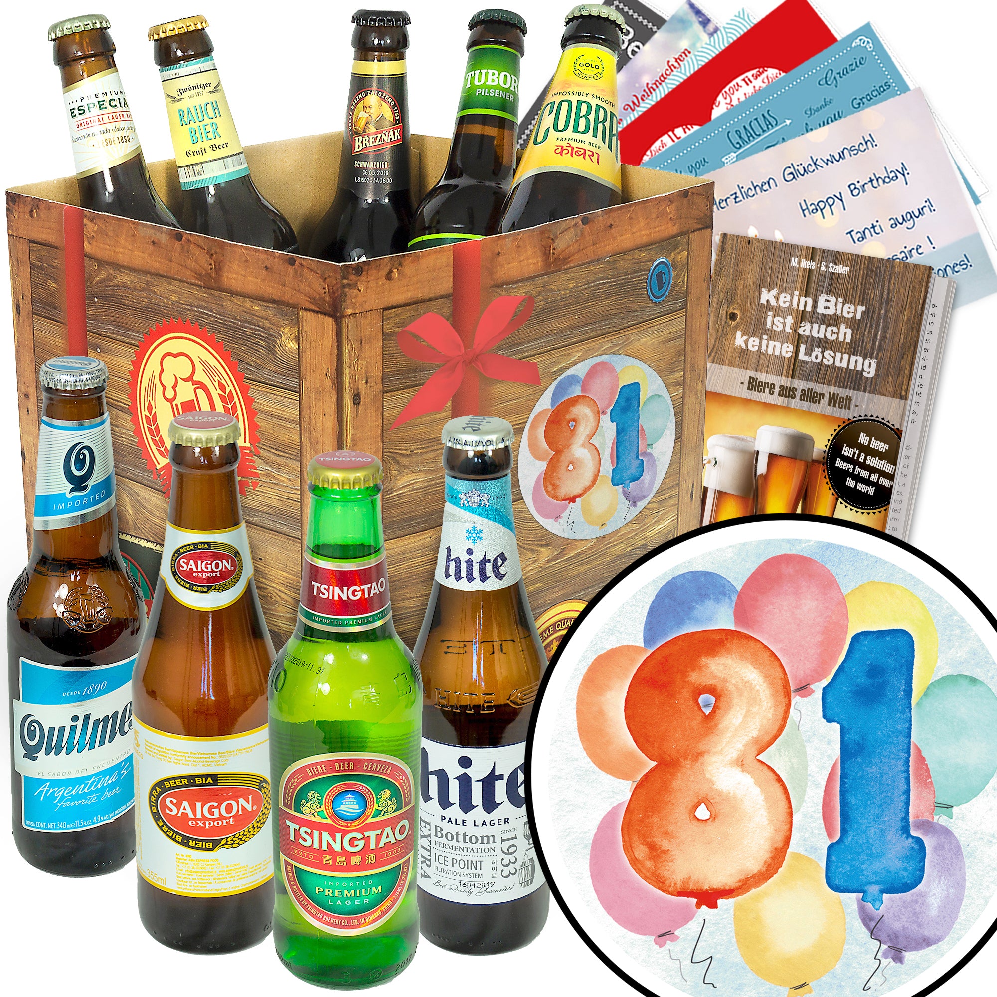 Bier Set | 9x Biere der Welt Geschenkbox