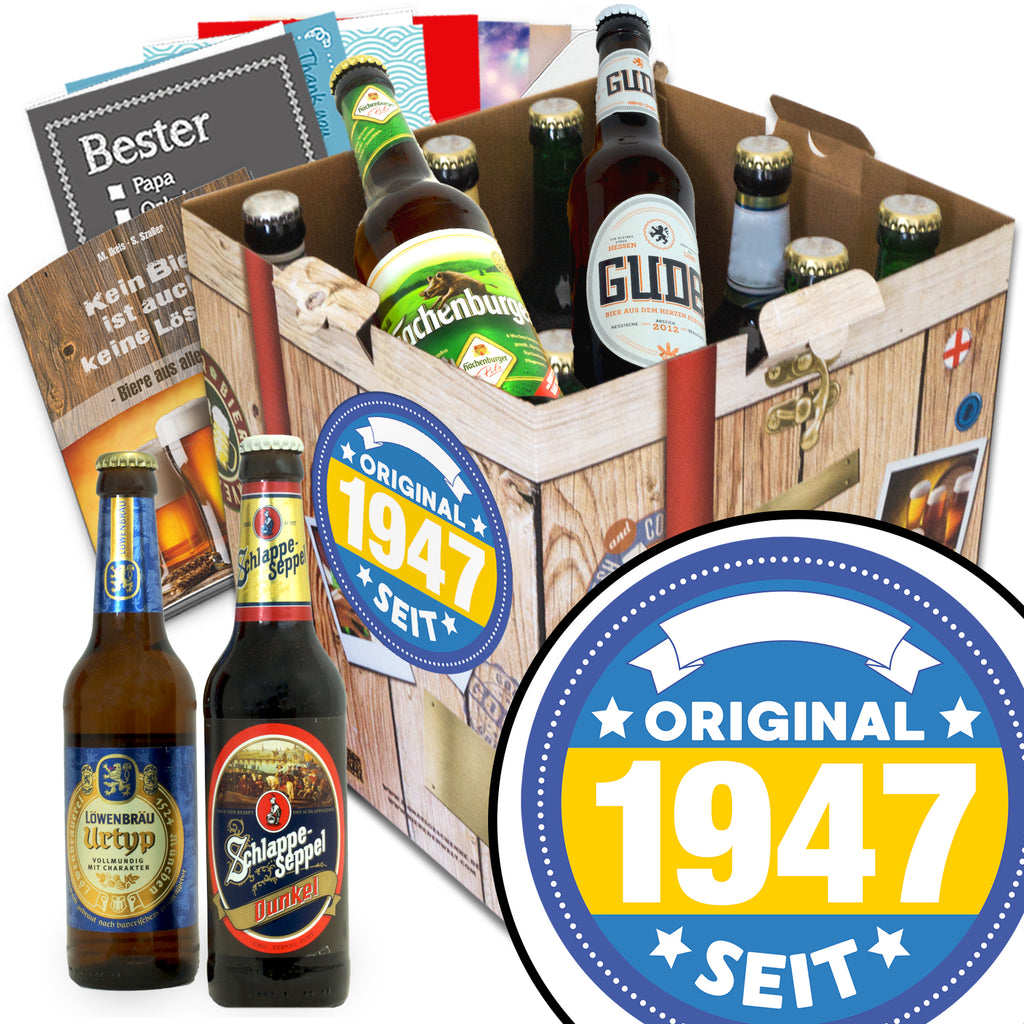 Original seit 1947 | 9 Spezialitäten Biere Deutschland | Paket
