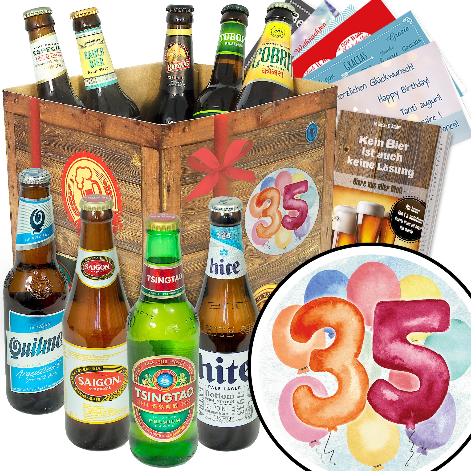 Bier Set | 9x Biere der Welt Geschenkbox