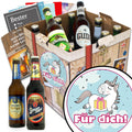 Für Dich (mit Einhorn) | 9x Deutsche Biere | Geschenk Set