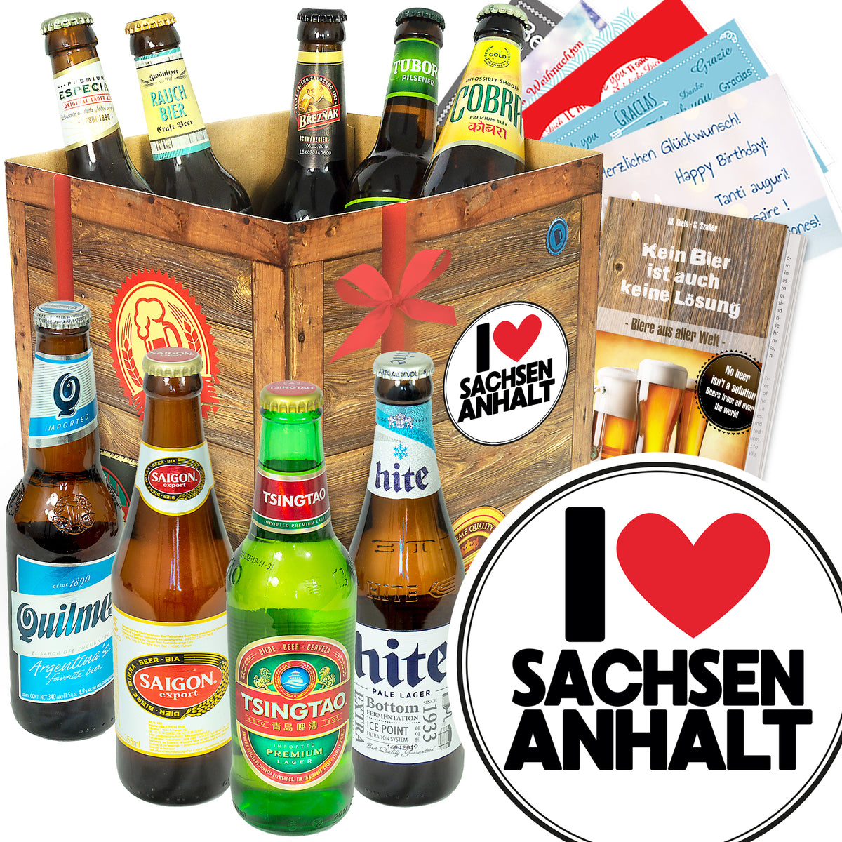 Bier Set | 9x Biere der Welt Geschenkbox
