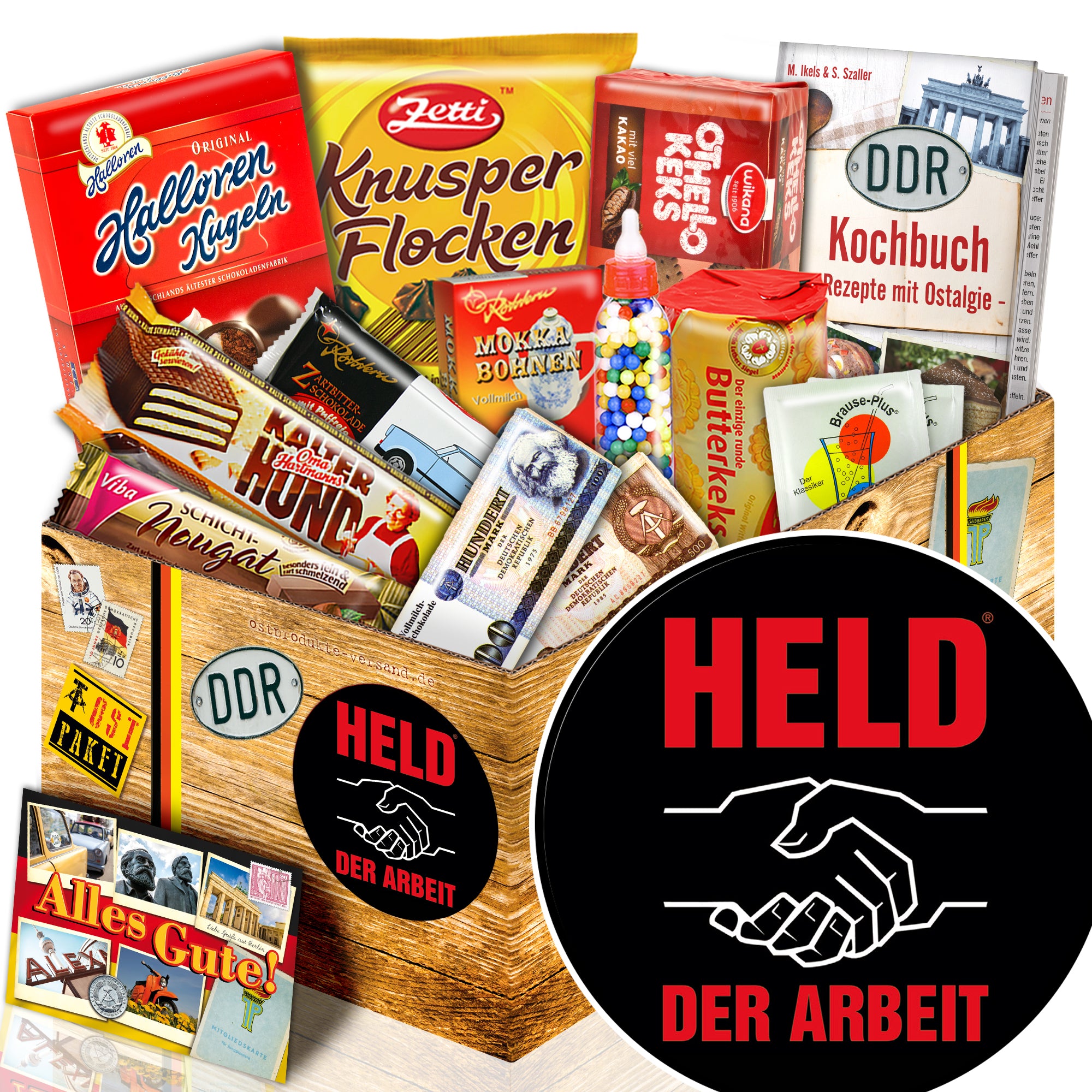 Held der Arbeit - Süßigkeiten Set DDR L