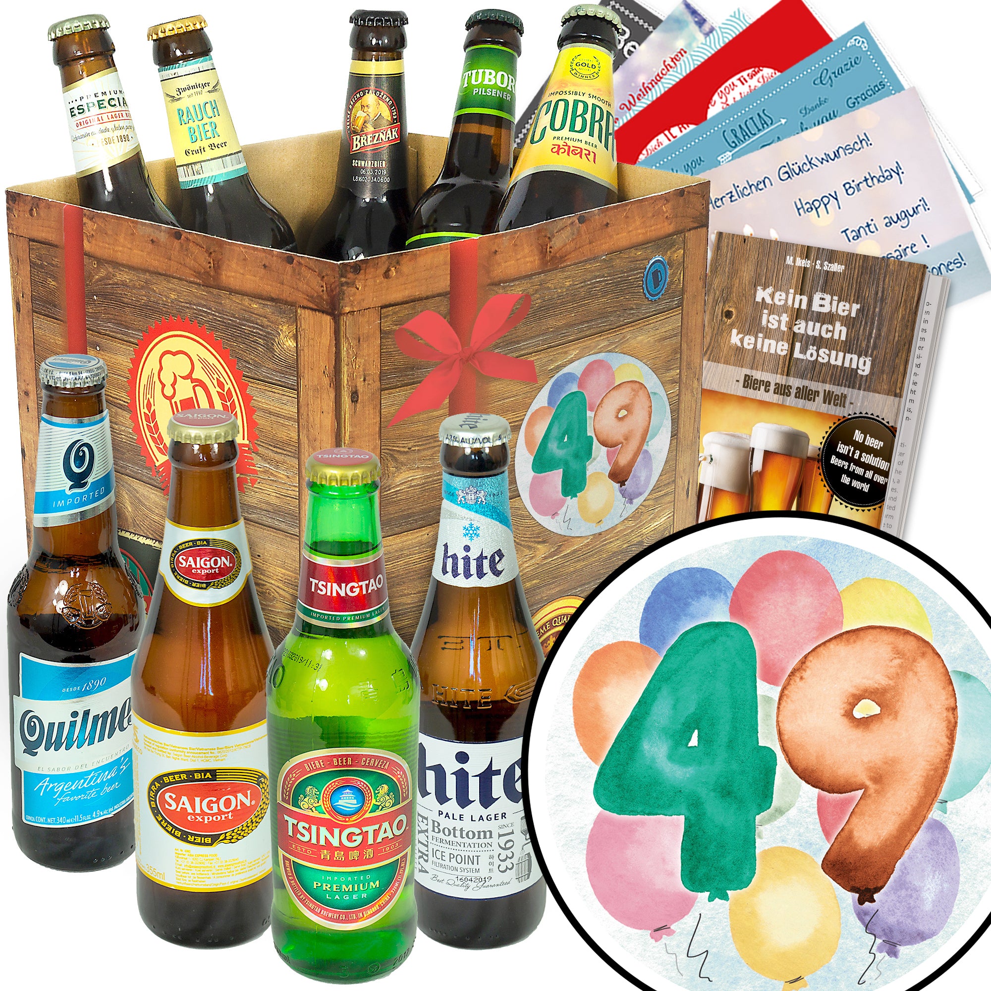 Bier Set | 9x Biere der Welt Geschenkbox