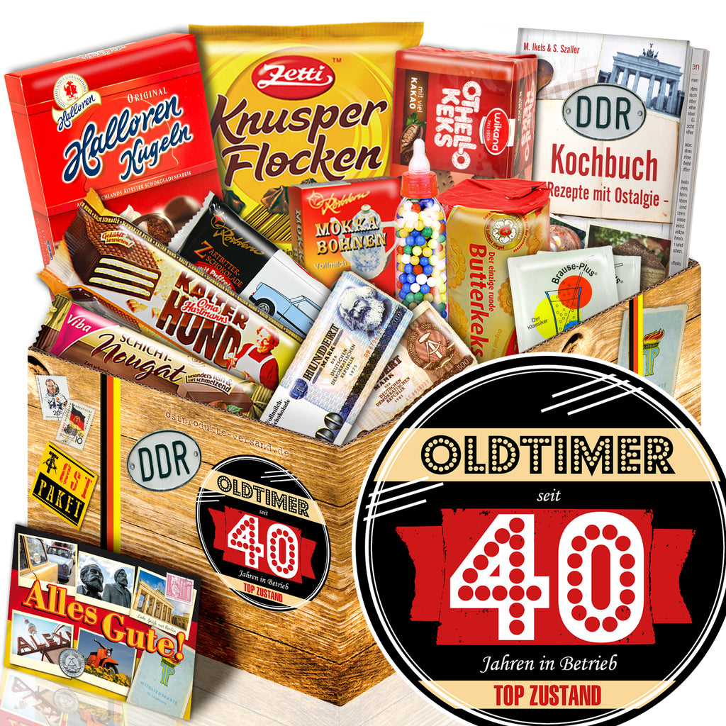 Oldtimer - seit 40 Jahren in Betrieb - Süßigkeiten Set DDR L