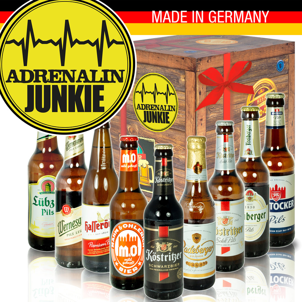 Adrenalinjunkie | 9x Biere aus Ostdeutschland | Bierpaket
