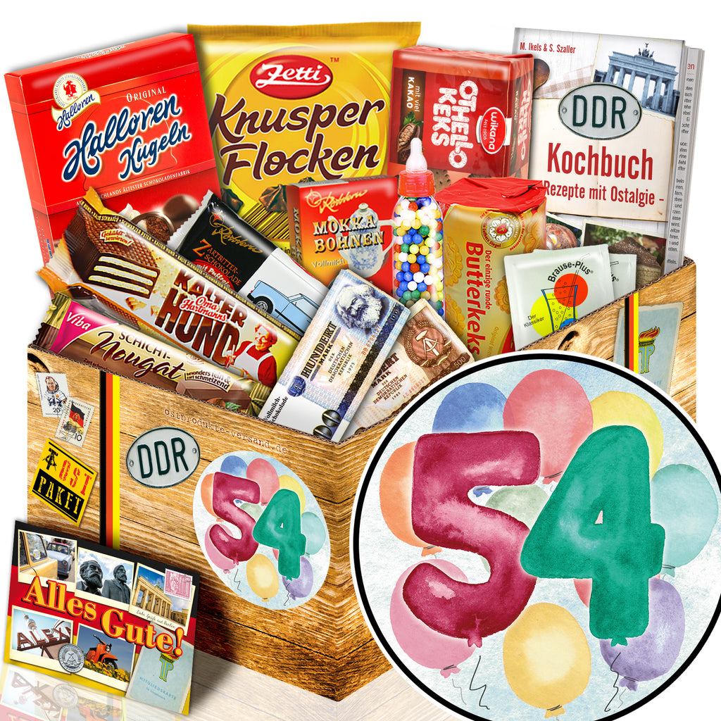 Zahl 54 - Süßigkeiten Set DDR L