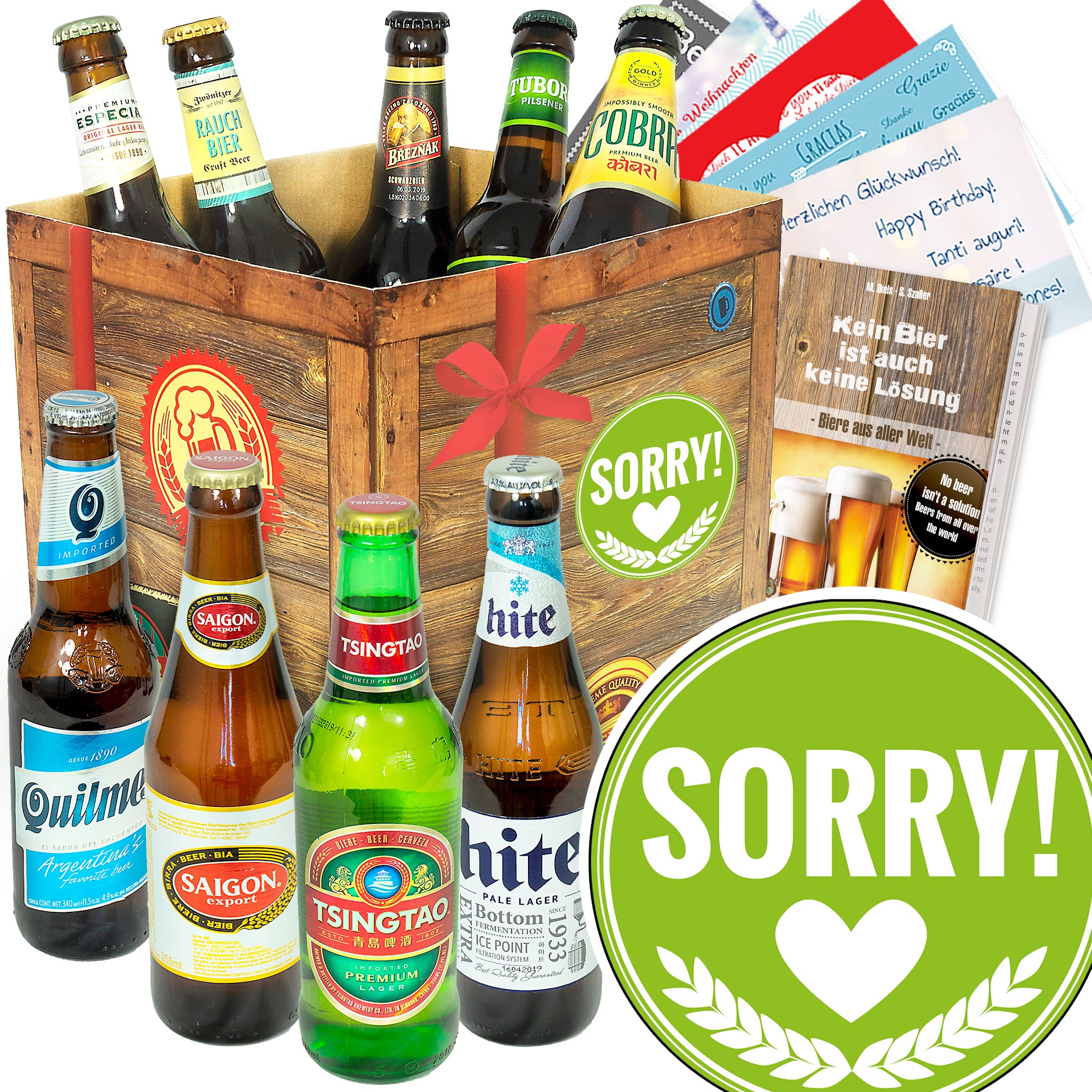 Bier Set | 9x Biere der Welt Geschenkbox