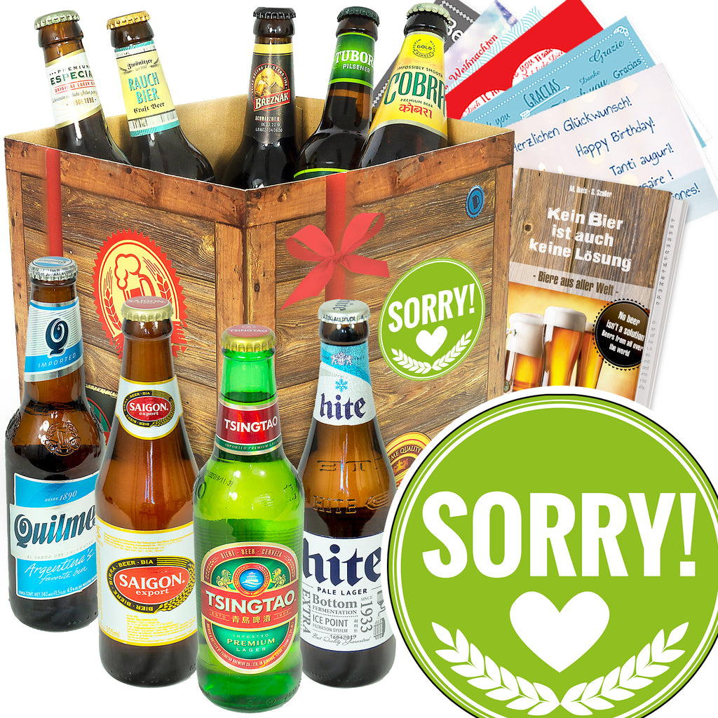 Sorry | 9 Flaschen Bierweltreise | Bierbox