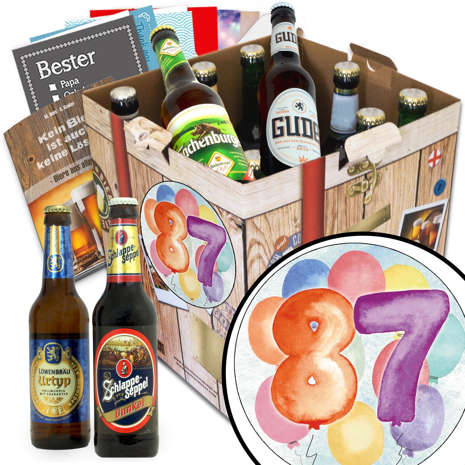 Geburtstag 87 | 9 Biersorten Biere Deutschland | Biertasting