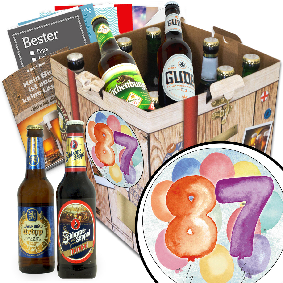 Geburtstag 87 | 9 Biersorten Biere Deutschland | Biertasting