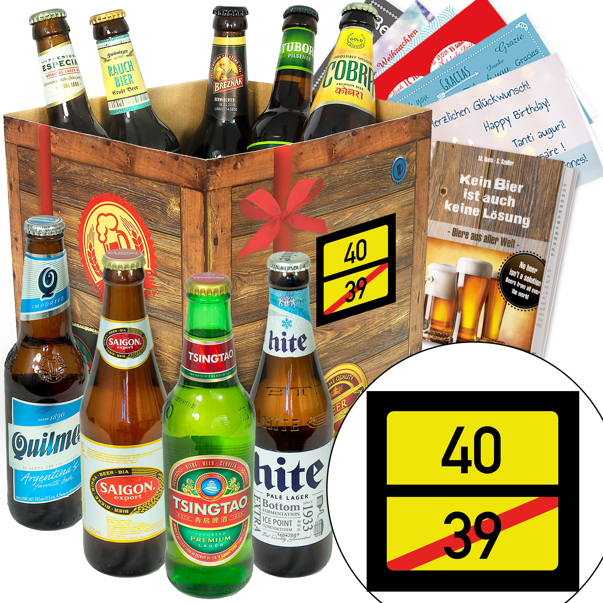 Bier Set | 9x Biere der Welt Geschenkbox