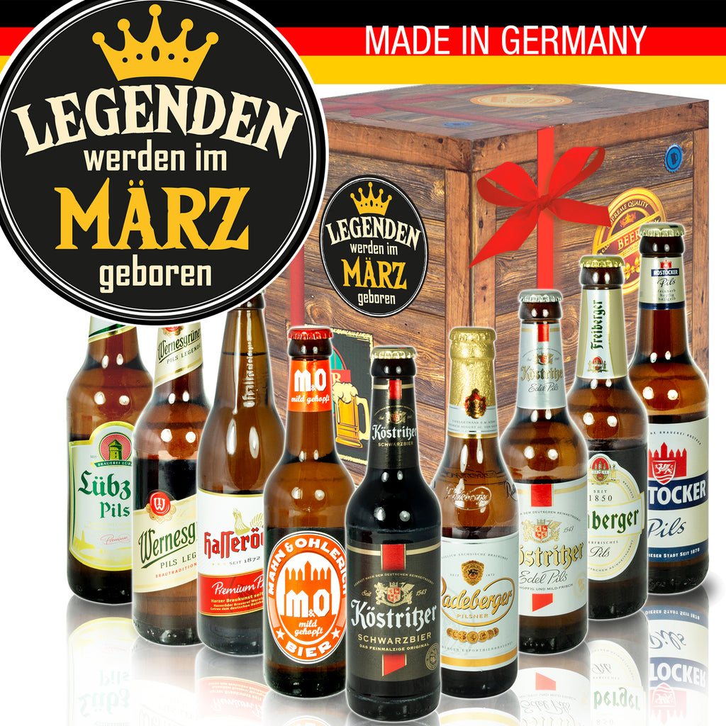 März | 9 Spezialitäten Ostdeutsche Biere | Bierset