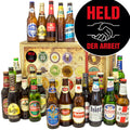 Held der Arbeit | 24 Länder Biere der Welt Exoten | Bierpaket - monatsgeschenke.de