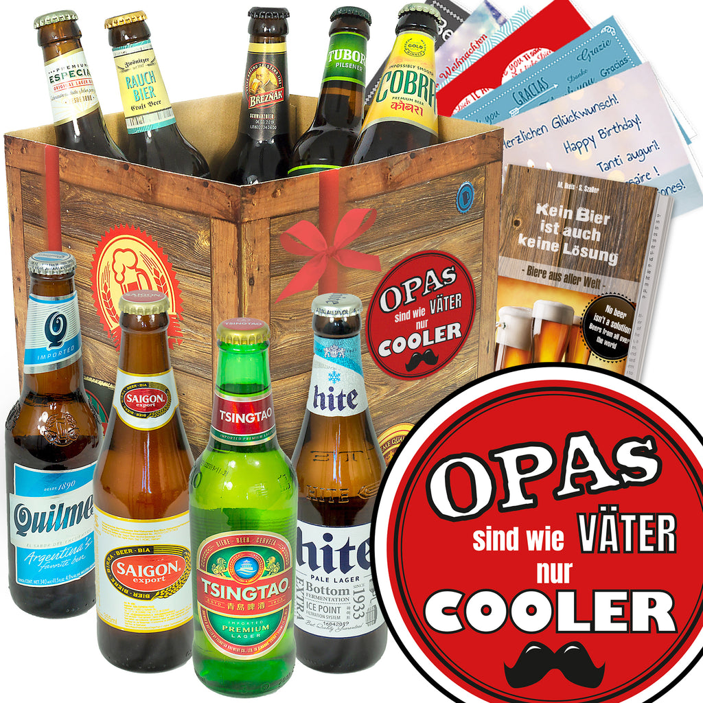 Opas sind wie Väter nur cooler | 9 Spezialitäten Bier aus aller Welt | Box