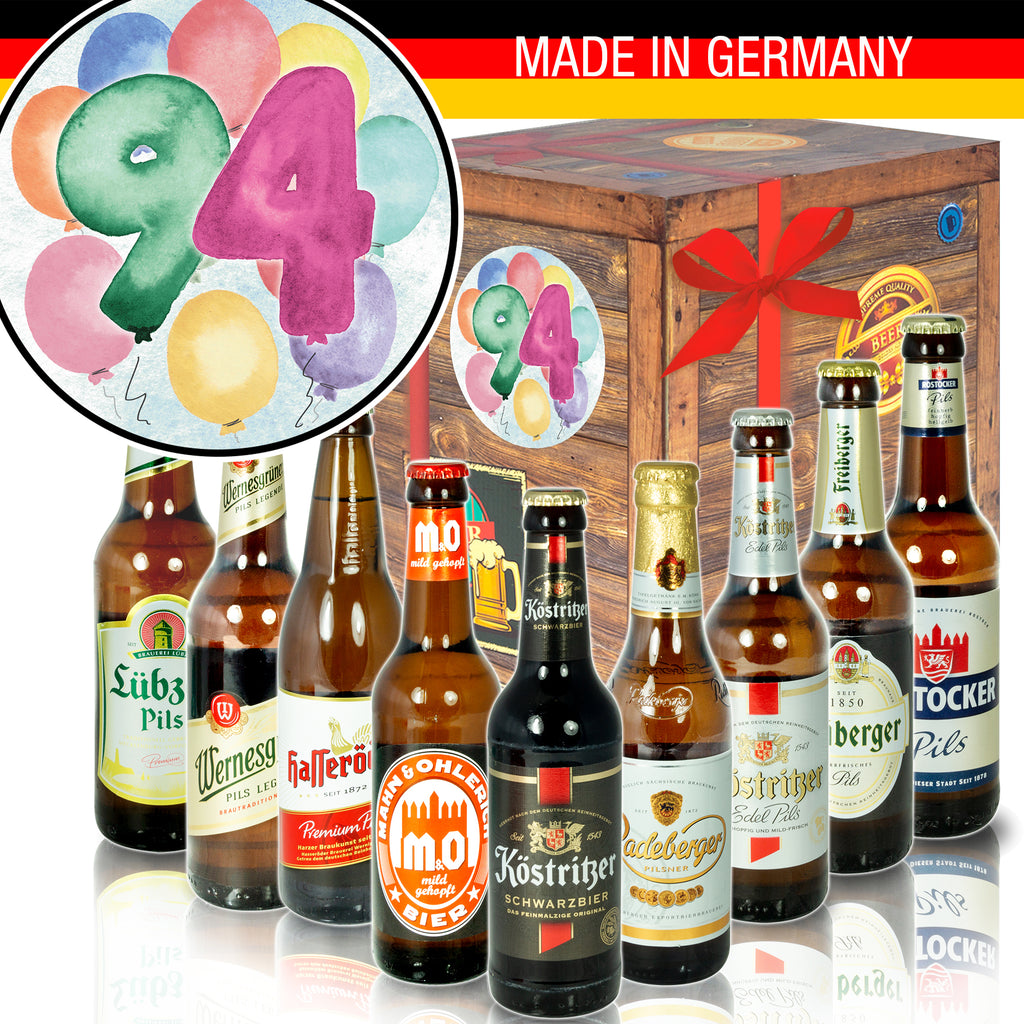 Geburtstag 94 | 9x Ostdeutsche Biere | Box