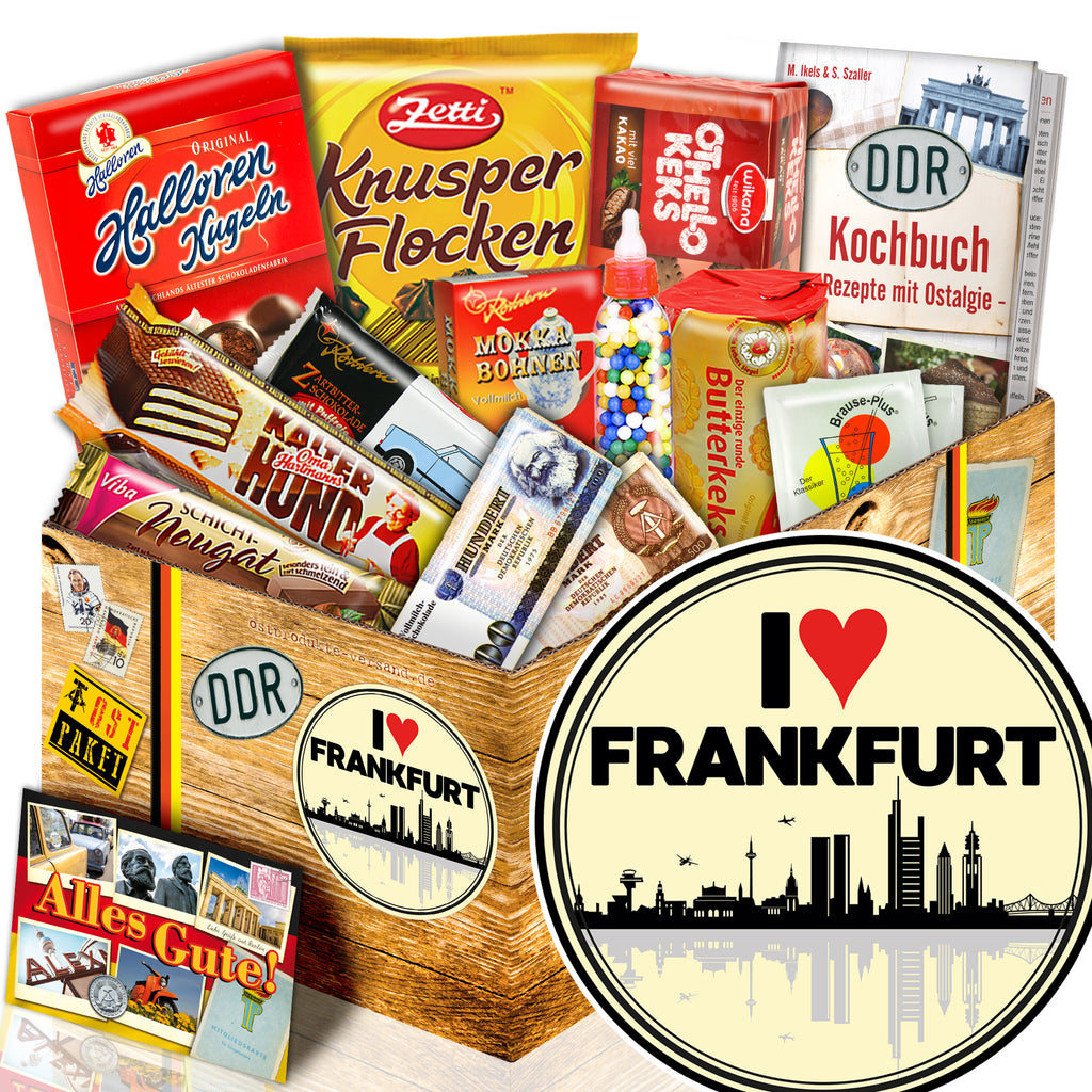 I Love Frankfurt - Süßigkeiten Set DDR L