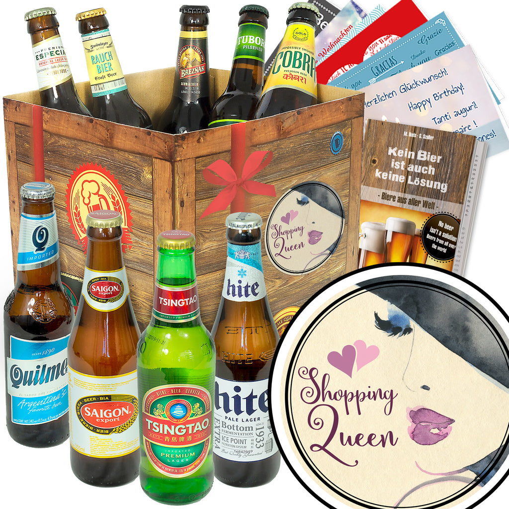 Shopping Queen | 9x Bier International | Bierbox