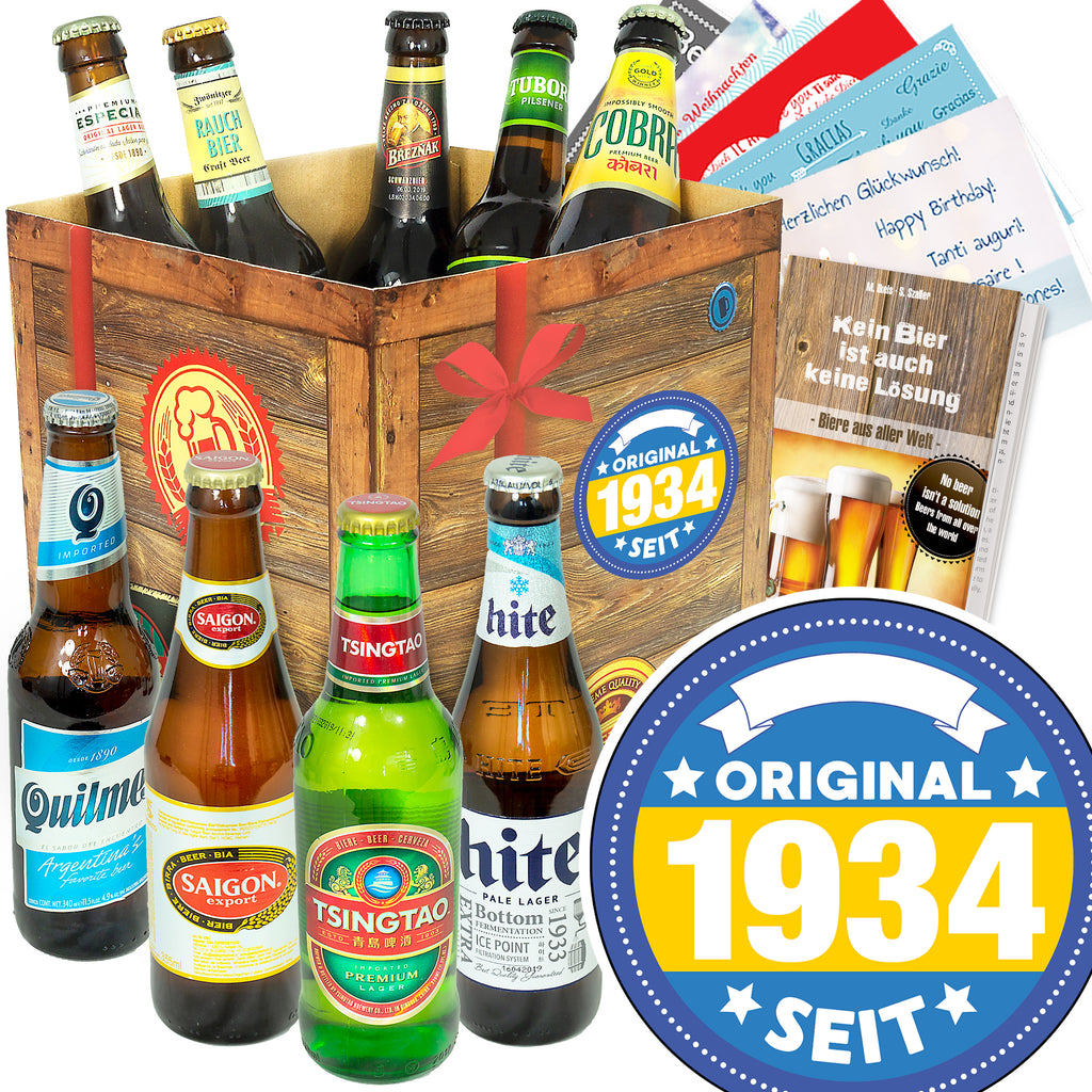 Original seit 1934 | 9 Biersorten Bierweltreise | Bierbox