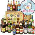 Für Dich (mit Einhorn) | 24 Flaschen Biere der Welt | Geschenk Set
