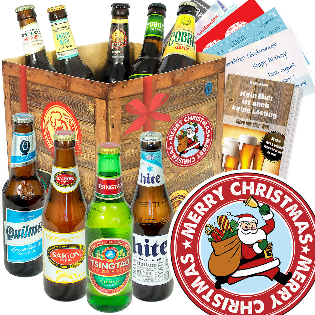 Weihnachtsmann | 9 Spezialitäten Bierweltreise | Biergeschenk