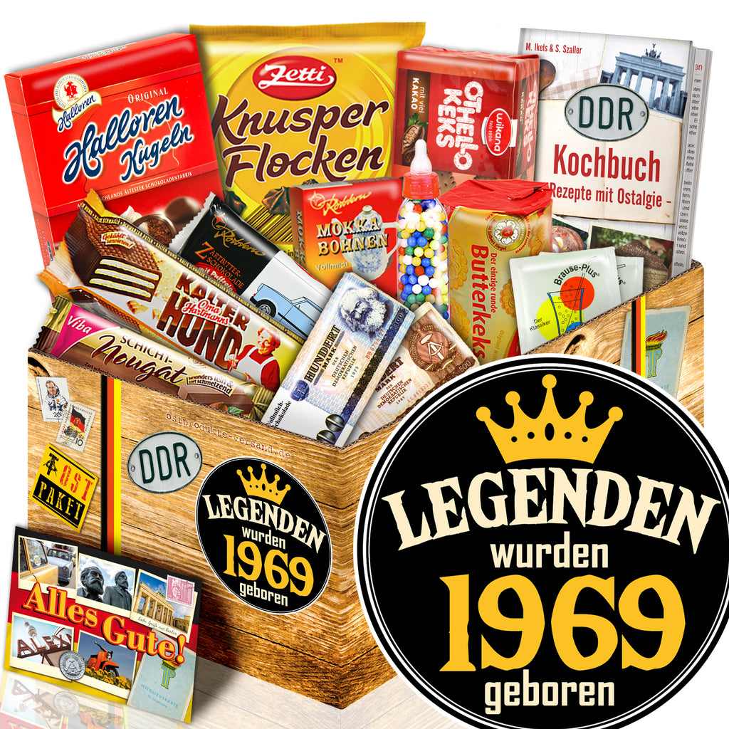Legenden wurden 1969 geboren - Süßigkeiten Set DDR L