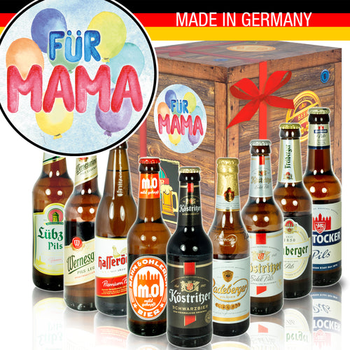 Für Mama | 9x Biere Ostdeutsch | Geschenk Set