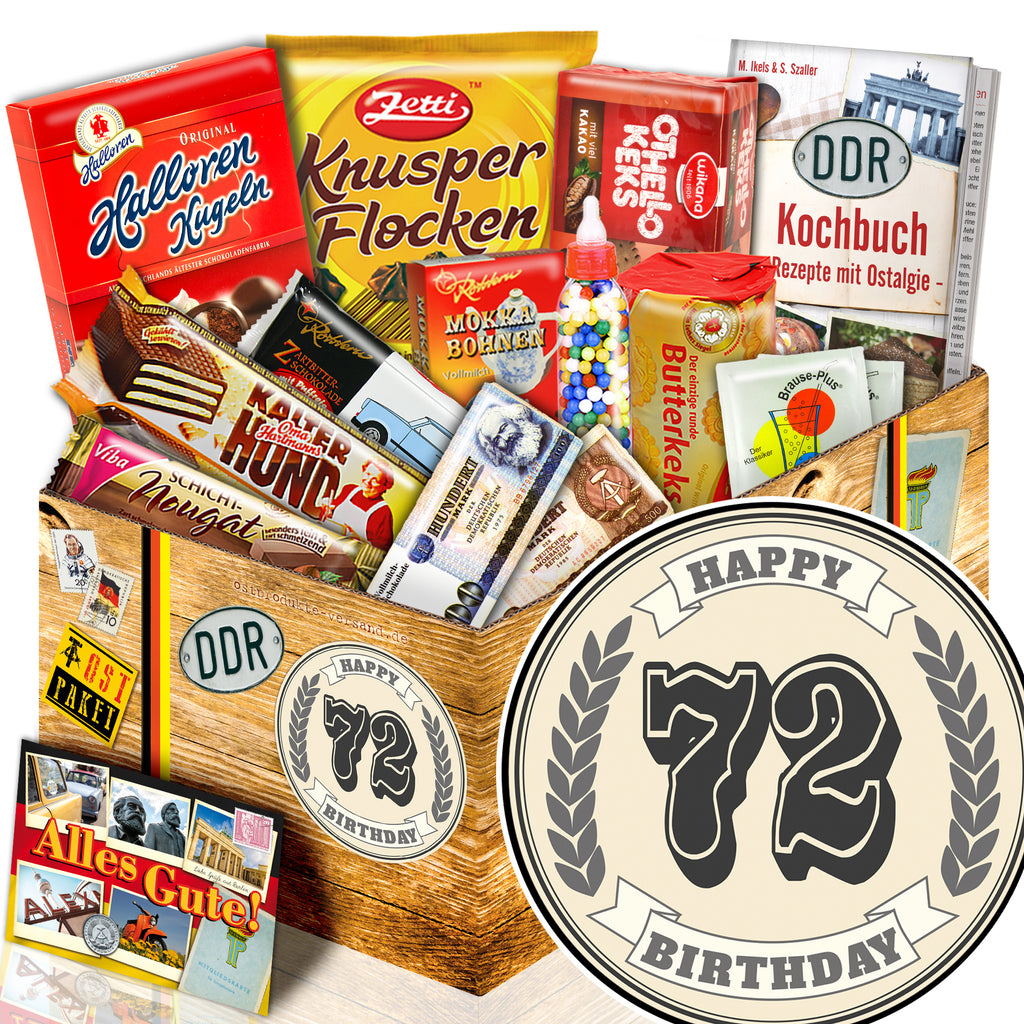 72 Zahl - Süßigkeiten Set DDR L