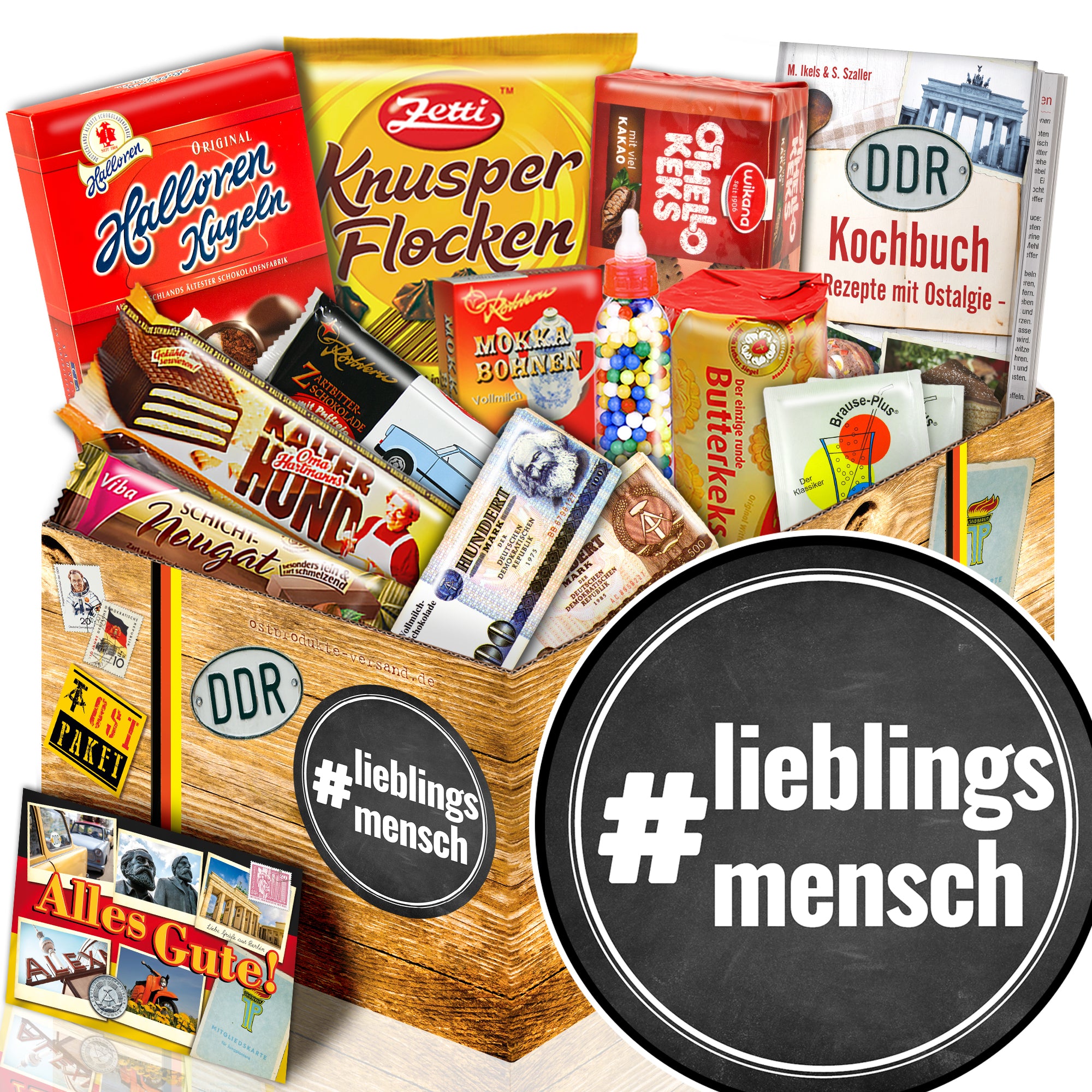 #lieblingsmensch - Süßigkeiten Set DDR L