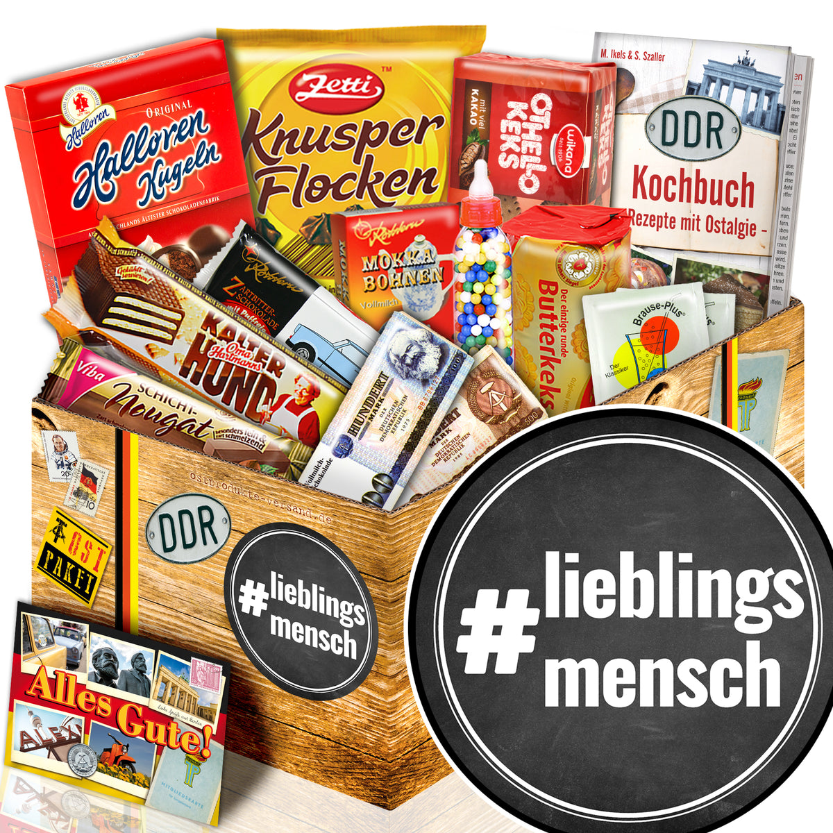 #lieblingsmensch - Süßigkeiten Set DDR L