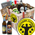 Fitnessjunkie | 9 Flaschen Biere aus Deutschland | Geschenkidee