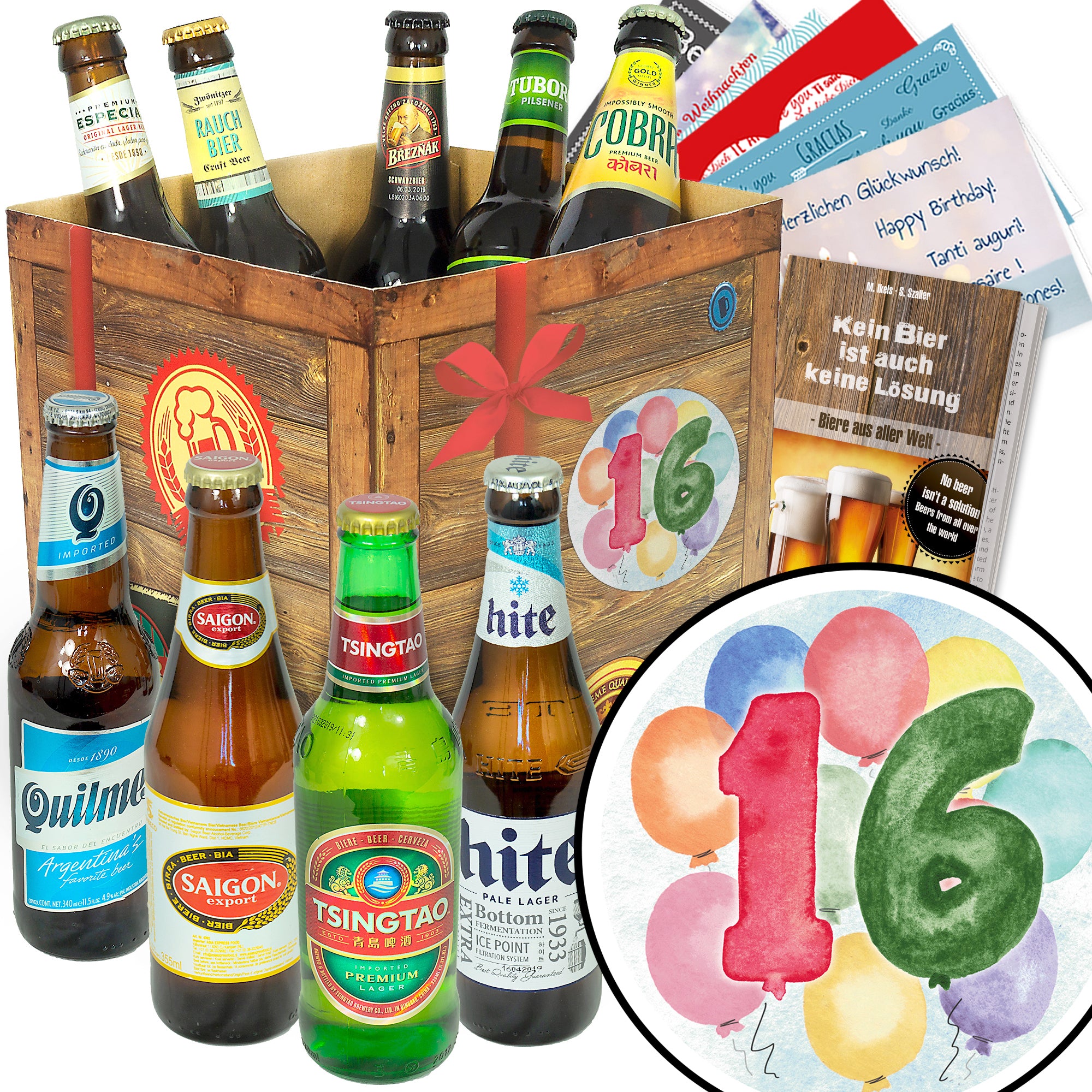 Bier Set | 9x Biere der Welt Geschenkbox