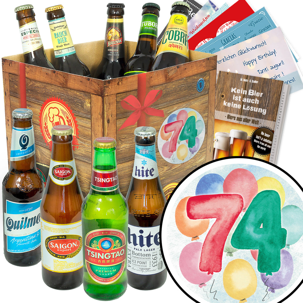 Geburtstag 74 | 9 Länder Bierweltreise | Bierverkostung