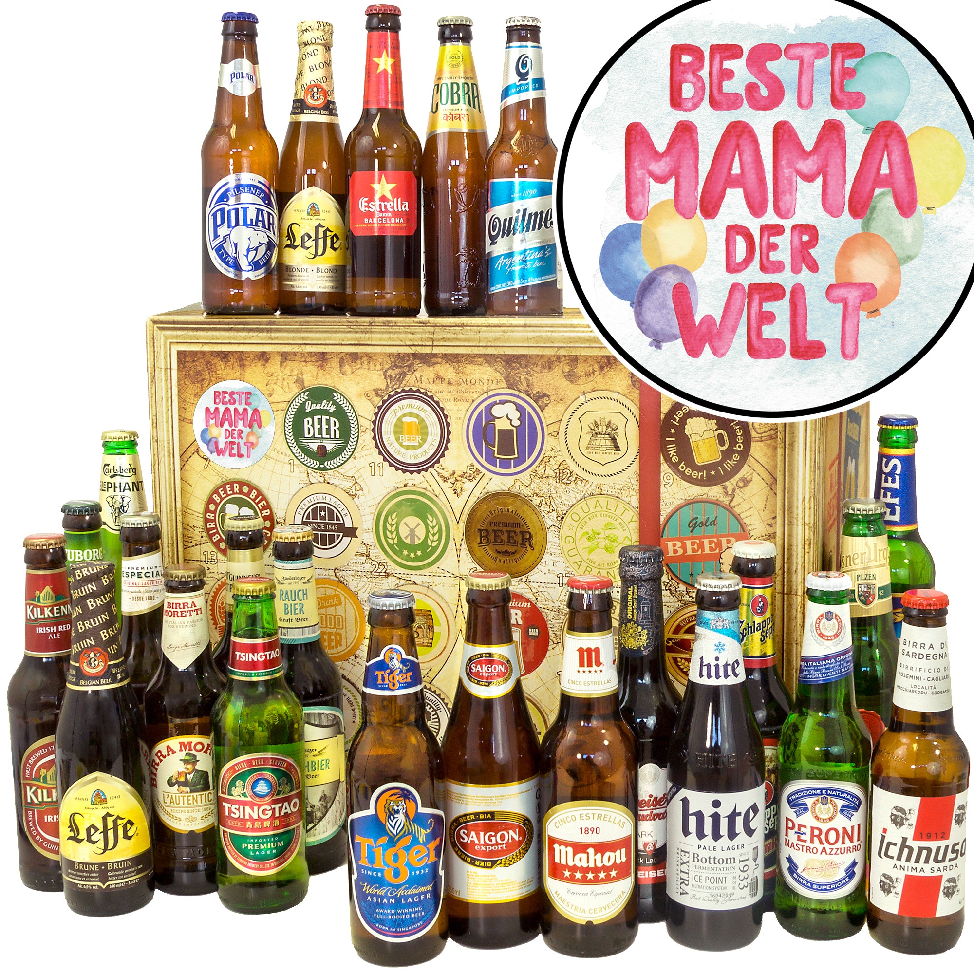 Beste Mama | 24 Spezialitäten Bier Weltreise | Biertasting