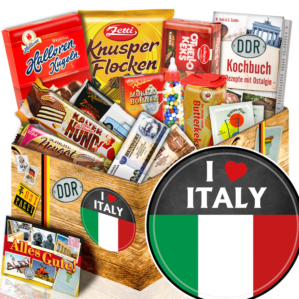 I love Italy - Süßigkeiten Set DDR L