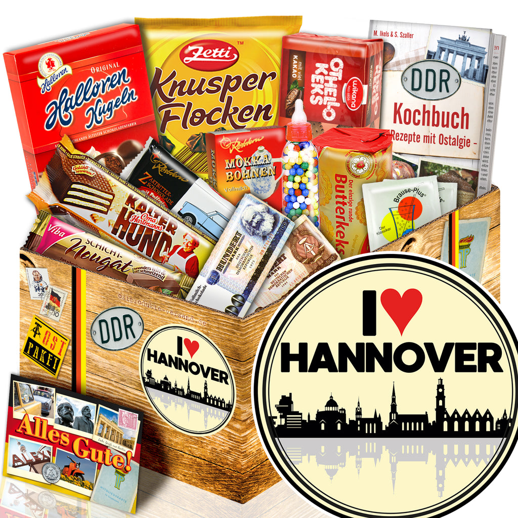 I Love Hannover - Süßigkeiten Set DDR L