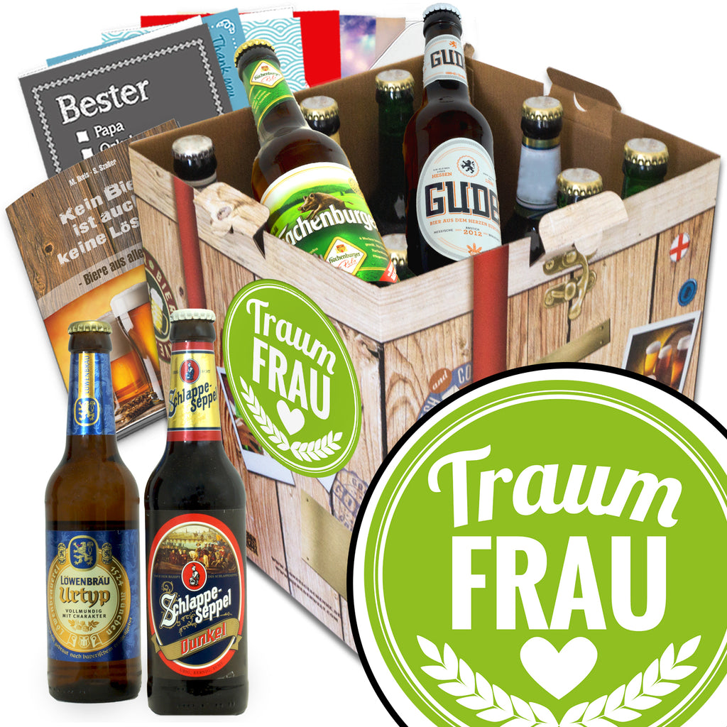 Traumfrau | 9x Bier Biere Deutschland | Bier Geschenk