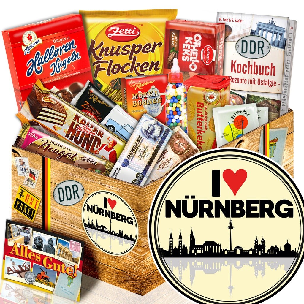 I Love Nürnberg - Süßigkeiten Set DDR L