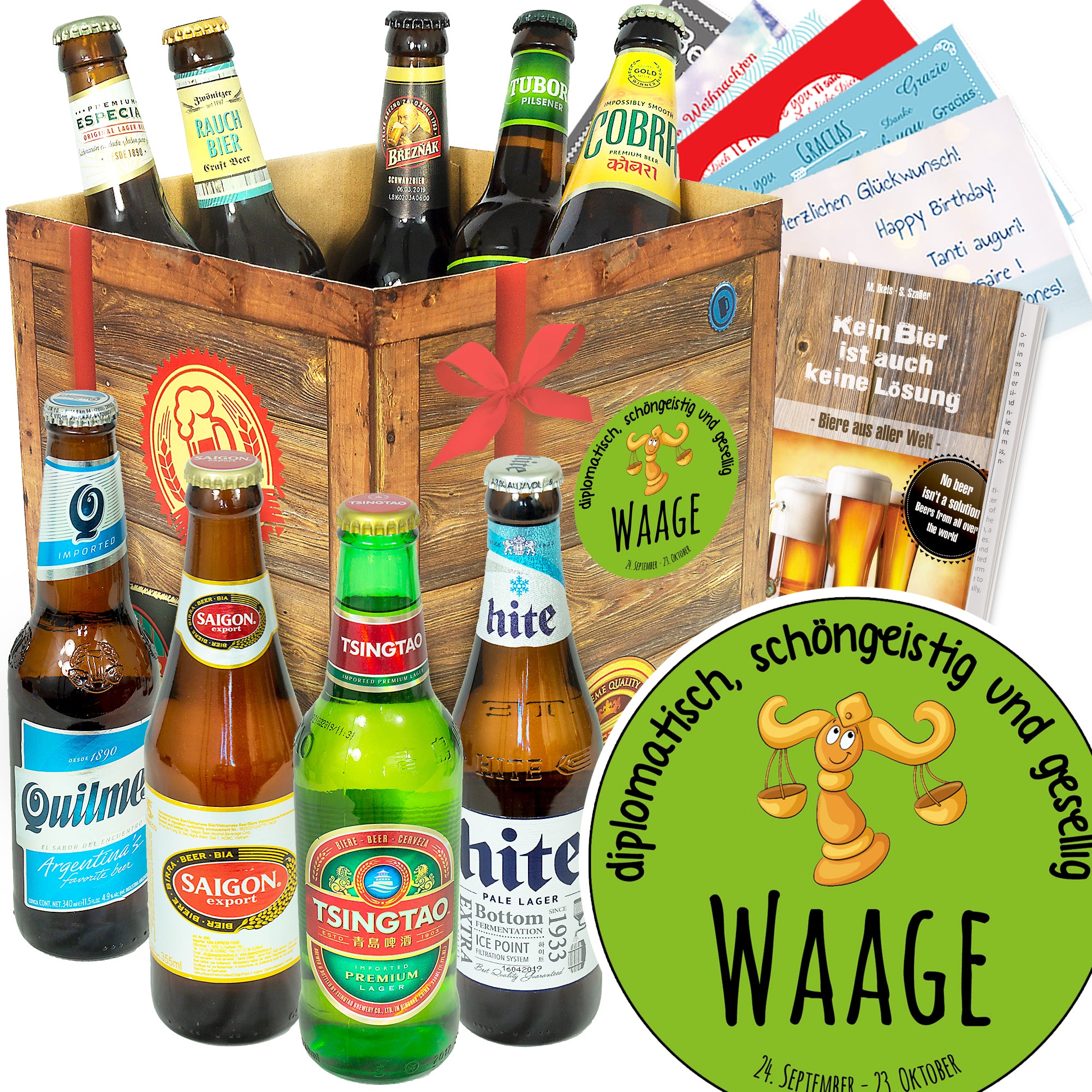 Bier Set | 9x Biere der Welt Geschenkbox