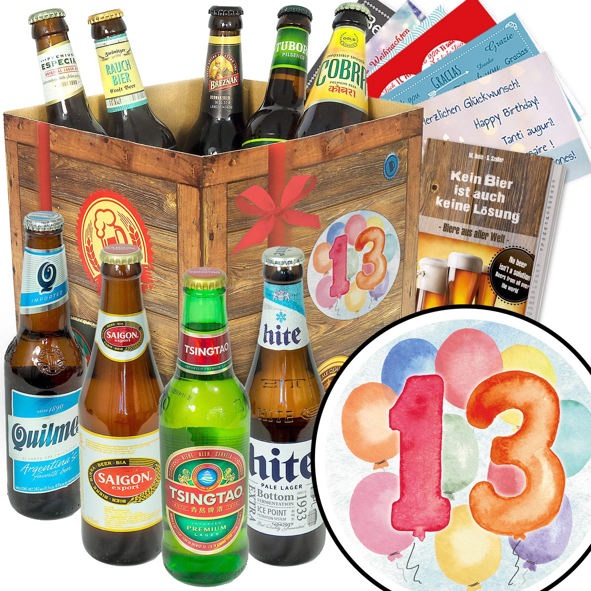 Bier Set | 9x Biere der Welt Geschenkbox